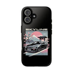 R34 Skyline GT-R Sakura Mountain JDM Tough Phone Case Gift