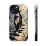 Piano Cat walking on keys Tough Case | Phone cover, musical cat art