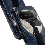 Geisha Parasol Moonlight Art Tough Phone Case