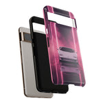 Countach Neon Wedge Phone Case Retro Supercar Tough Case