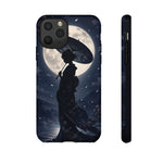 Geisha Parasol Moonlight Art Tough Phone Case