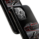 NSX Dual View Black Red JDM Sports Car Tough Phone Case Gift