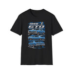 Blue 1966 GTO Muscle Car T-Shirt | Classic Car Tee