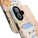 Milk Cookie Phone Case Cute Food Kawaii Tough Cover Gift Art