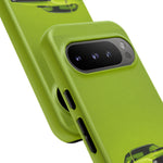 Green Cuda Muscle Car phone case for Gear Heads