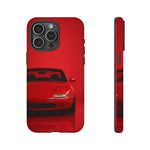 Red Miata Phone Case, NA MX5 90s JDM Roadster Tough Cover