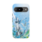 Copy of Silver Butterflies Tough Case | Blue Sky Water Droplets Phone Cover