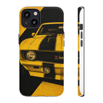 Z28 Yellow Camaro Retro Poster Tough Phone Case