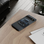 1969 Camaro SS Black Overhead Tough Phone Case Cover Gift Art