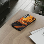 Orange Corvette C3 Stingray Sunset Palms Phone Case