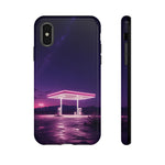 Neon Fuel Station Desert Night Tough Phone Case Cover Gift