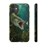 Northern Pike Phone Case, Weed Bed Fishing Strike Cover, Gift