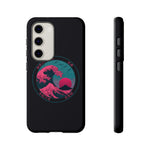 Great Dream Wave Circular Badge Vaporwave Phone Case – Japanese Aesthetic