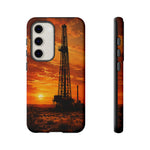 Texas Oil Rig Sunset phone case | Tough Cases