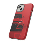 Red Camaro Phone Case, ZL1 American Muscle Car Tough Cover for Men, Gift