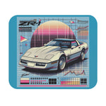C4 ZR-1 Mouse Pad Retro Vaporwave 80s 90s Chevy Sports Car Desk Mat