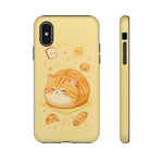 Orange Tabby Loaf Kawaii Chibi Pet Cat Art Tough Phone Case