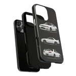 R32 Skyline Phone Case White, Three-View Vector Cover, Gift GTR Fans