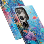 Underwater Coral Reef Phone Case | Colorful Tropical Fish Ocean Scene