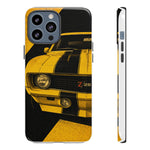 Z28 Yellow Camaro Retro Poster Tough Phone Case