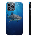 Tiger Shark Phone Case, Dappled Blue Water Tough Cover