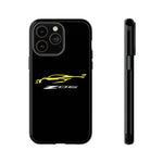 Yellow C8 Z06 Phone Case for Chevy Fans, Tough Protective Cover