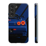 R34 Skyline Afterburner Rear GT-R Tough Phone Case for JDM Fans