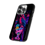 Neon Parrot Cocktails phone case | Tough Cases