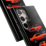 1969 Camaro SS Orange Triple View Muscle Car Tough Phone Case