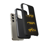 Yellow Type R Sports Car Phone Case Tough JDM Hot Hatch Multi View Print