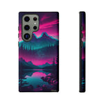 2 Rounds Canada Retina Artwork Vaporwave Phone Case – Landscape Aesthetic