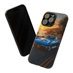 Corvette C2 Sting Ray 1965 Nassau Blue Art Phone Case