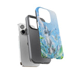 Copy of Silver Butterflies Tough Case | Blue Sky Water Droplets Phone Cover