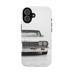 White Impala Phone Case, Classic 64 Lowrider Style Cover, Gift for Guys