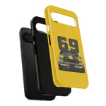 1969 Camaro Z28 Yellow Front View Muscle Car Tough Phone Case