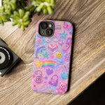 Retro Sticker Collage Y2K Art Tough Phone Case