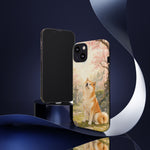 Akita under Cherry Blossoms Dog Breed Phone Case
