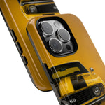 Classic Camaro SS Phone Case, Yellow 69 Muscle Car Cover, Gift for Guys