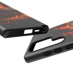 Black Charger Classic Muscle Flames Tough Phone Case Cover Gift