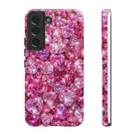 Pink Heart Gem Pattern phone case | Tough Case