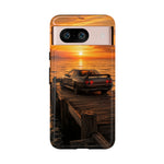 Sunset Skyline R32 on Pier phone case | Tough Covers