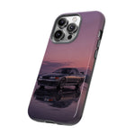 Sunset Skyline GT-R R32 phone case | car reflection, purple dusk