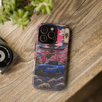 Bayside Blue Skyline Phone Case, Cherry Blossom Torii Tough Cover