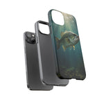 Largemouth Bass Phone Case, Sunlit Underwater Tough Cover, Gift