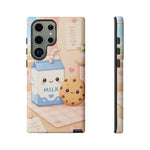 Milk Cookie Phone Case Cute Food Kawaii Tough Cover Gift Art