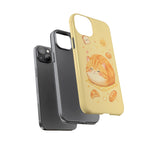 Orange Tabby Loaf Kawaii Chibi Pet Cat Art Tough Phone Case