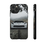 C7 Z06 Corvette Phone Case, White Foggy Country Road Cover