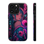 Vaporwave Kohat Pink Anime Girl Phone Case – Japanese Aesthetic