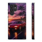 CRX Si Beach Run Retro JDM Car Tough Phone Case