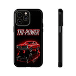 Tri-Power Classic Muscle Car GTO phone case | Retro Automotive Graphic